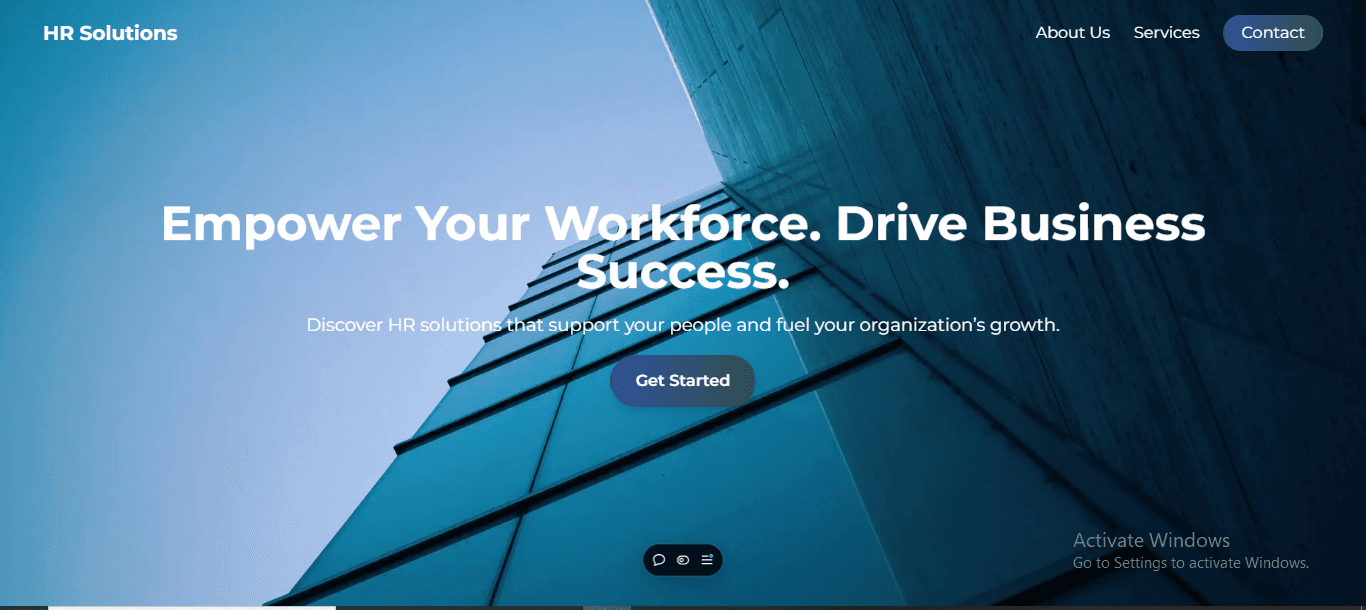 HR Solution dashboard